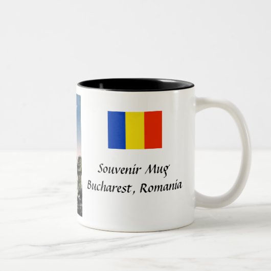 Mug Souvenir - Bucarest, Roumanie (Droit)