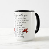 Mug Souvenir/Cérémonie/Cardinal (Devant droit)