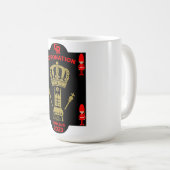 Mug Souvenir commémoratif du couronnement du roi Charl (Devant droit)
