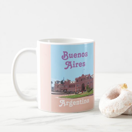 Mug Souvenir de Buenos Aires, Argentine (Avec donut)