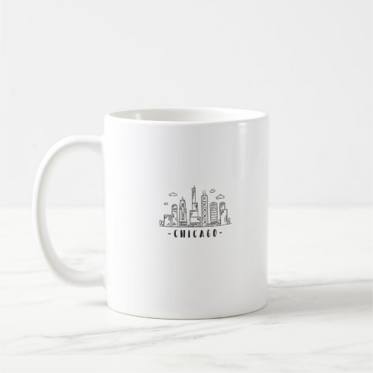 Mug Souvenir de Chicago (Gauche)