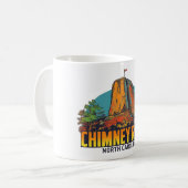 Mug Souvenir de Chimney Rock Caroline du Nord (Devant gauche)
