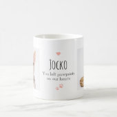 Mug Souvenir de compagnie - Empreintes de pattes dans (Centre)