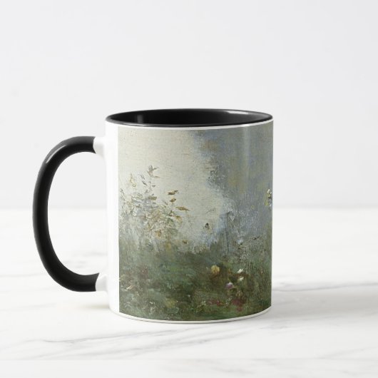 Mug Souvenir de Mortefontaine, 1864 (Gauche)