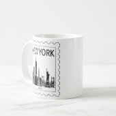 Mug souvenir de New York (Devant gauche)