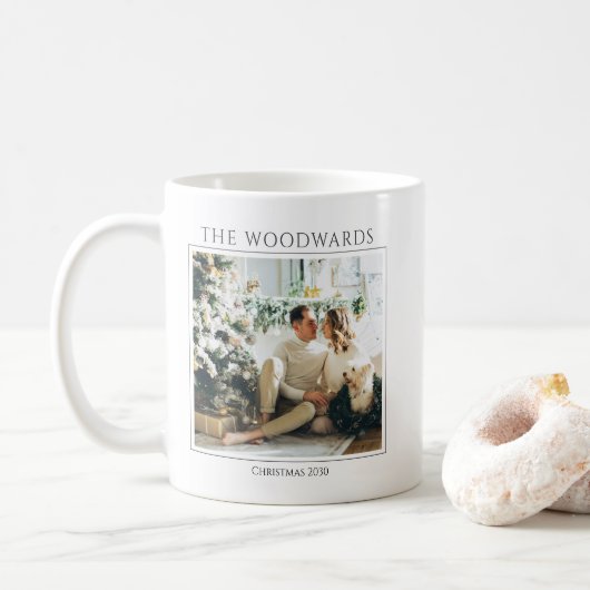 Mug Souvenir de Noël pour couple (Avec donut)
