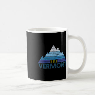 Mug Souvenir de ski du Vermont Sport de montagne vinta