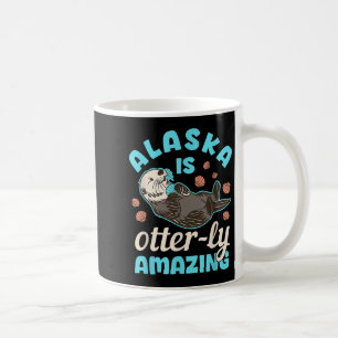 Mug Souvenir de vacances de la loutre de mer de l'Alas