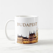 Mug Souvenir de voyage de Budapest (Gauche)
