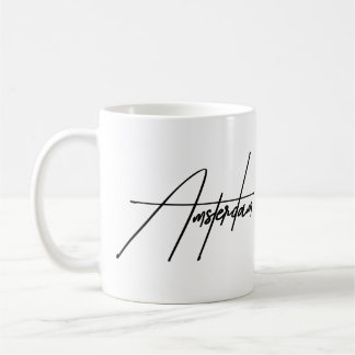 Mug Souvenir d'esthétique typographique minimaliste d'