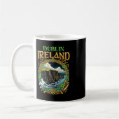 Mug Souvenir d'Irlande Dublin Falaises de la mer Vacan (Gauche)