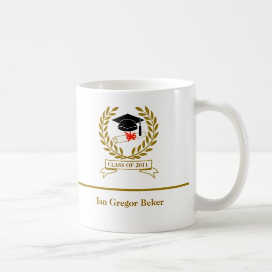 Mug Souvenir d'obtention du diplôme (Droite)