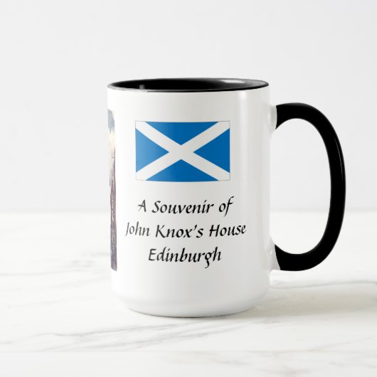 Mug souvenir - Edimbourg, Maison de John Knox (Droite)