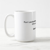 Mug Souvenir fédéral MU de prison de la Floride de (Gauche)