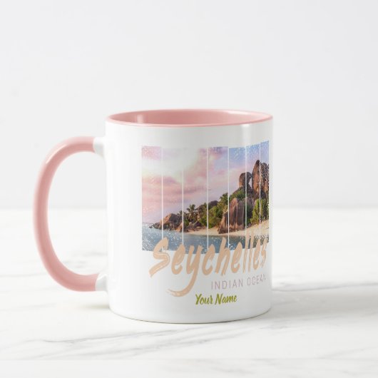 Mug Souvenir indien de l'Ocean vintage sunset (Gauche)