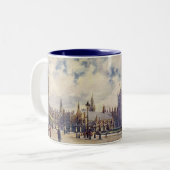 Mug souvenir - Londres, Chambres du Parlement (Devant gauche)