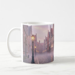 Mug Souvenir Lueur de Lanterne de Gand Brumeux
