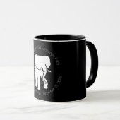 Mug Souvenir mignon de partie d'échange de cadeau (Devant droit)