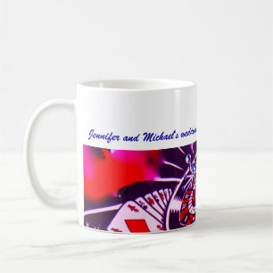 Mug Souvenir pourpre de passion de thème de casino