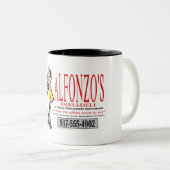 Mug souvenir Smeli-Deli d'Alfonzo (Devant droit)