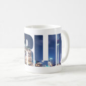 Mug souvenir texte de Berlin (Devant droit)