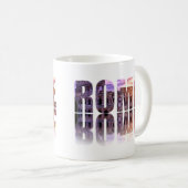 Mug souvenir texte Rome (Devant droit)