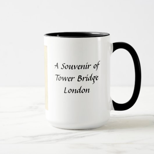 Mug Souvenir - Tower Bridge, Londres (Droite)