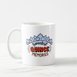 Mug Souvenirs de coings doux Enchantant Quinceañera