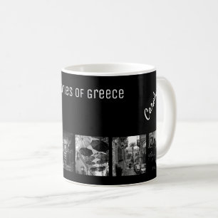 Mug Souvenirs de la Grèce, vie de rue, personnalisatio