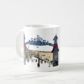 Mug Souvenirs de ville d'océan : Logo (Devant gauche)
