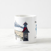 Mug Souvenirs de ville d'océan : Logo (Centre)