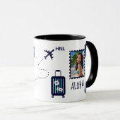 Mug Souvenirs de voyage personnalisés (Devant droit)