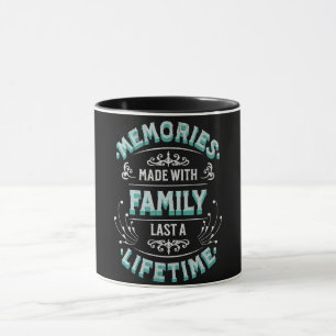 Mug Souvenirs faits avec la famille dernier une vie