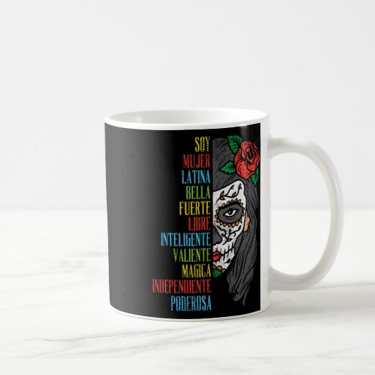 Mug Soy Mujer Latina Crâne à sucre Femmes Cinco De May (Droite)