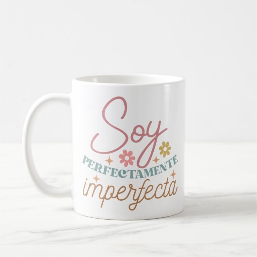 Mug "Soy Perfectamente Imperfecta" Inspiration Boho (Gauche)