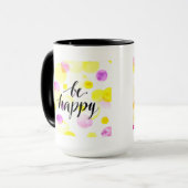 Mug Soyez 2 heureux (Devant gauche)