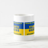 MUG SOYEZ AVEC L'UKRAINE - DITES NON À LA GUERRE (Centre)