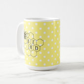 Mug Soyez Bumble Bee Yellow Polka Dot (Devant gauche)