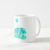 Mug Soyez calme affirmation apaisante typographie cita (Devant droit)