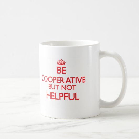 Mug Soyez coopératif (Droite)