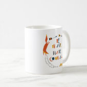 Mug Soyez courageux Ayez Courage Fox (Devant droit)