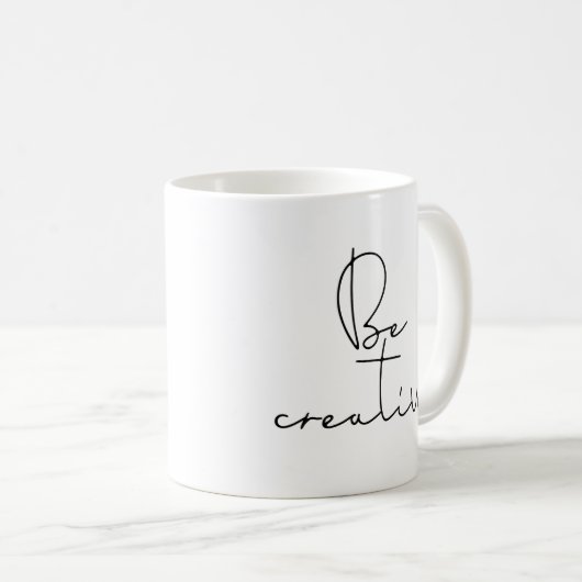 Mug Soyez créatif (Devant droit)