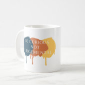 Mug Soyez Curieux De Ne Pas Citer De Jugement (Devant gauche)