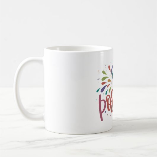 Mug Soyez des pensées positives muet (Gauche)