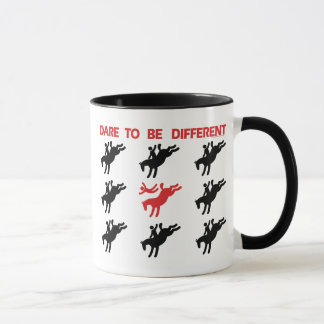 Mug Soyez différent - dire drôle de cheval