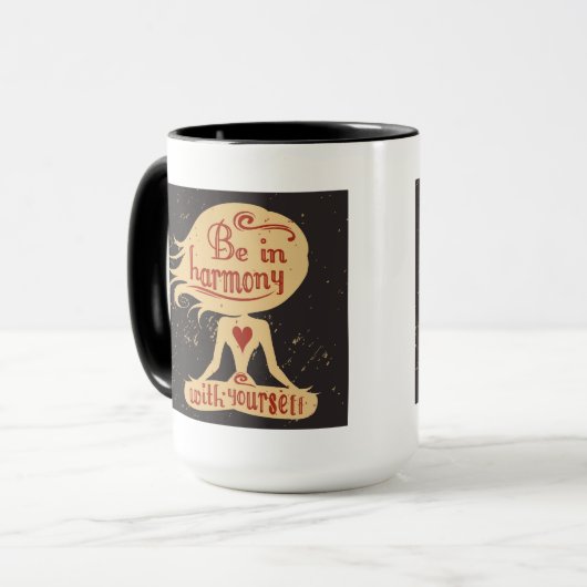 Mug Soyez en harmonie avec vous-même 2 (Devant gauche)