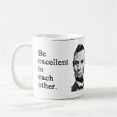 Mug Soyez excellent entre eux (Gauche)