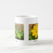 Mug Soyez fort ! Soyez courageux ! 31:6 de Deuteronomy (Centre)