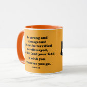 Mug Soyez forte et courageuse Chat Noir (Devant gauche)