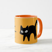Mug Soyez forte et courageuse Chat Noir (Devant droit)